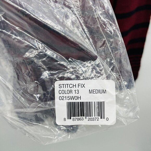 Fortune + Ivy x Stitch Fix Womens Medium Layla Open Front Cardigan Sweater Red - Picture 8 of 8